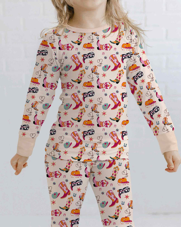 Template Bamboo Two Piece Long Sleeve Pyjamas Set