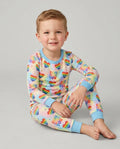 Raised To Love You Bamboo Two Piece Long Sleeve Pajama Set