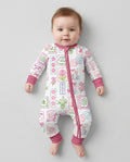 Cracks, Dots & Bams Mommy & Me Matching Bamboo Convertible Zippy