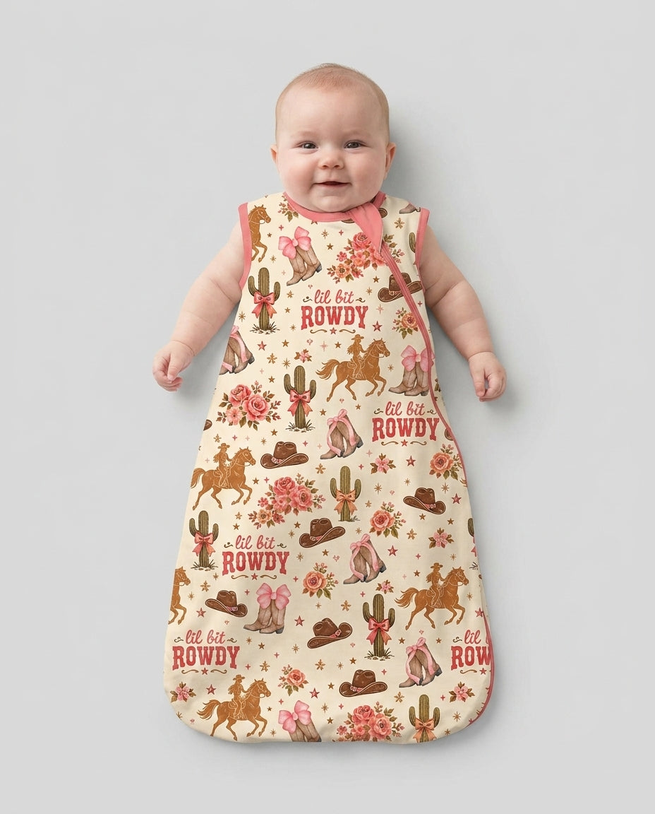 Coquette Cowgirl Lil Bit Rowdy Bamboo Sleep Bag
