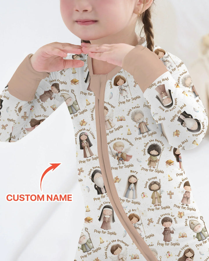 Pray For Me Custom Name Bamboo Convertible Zippy