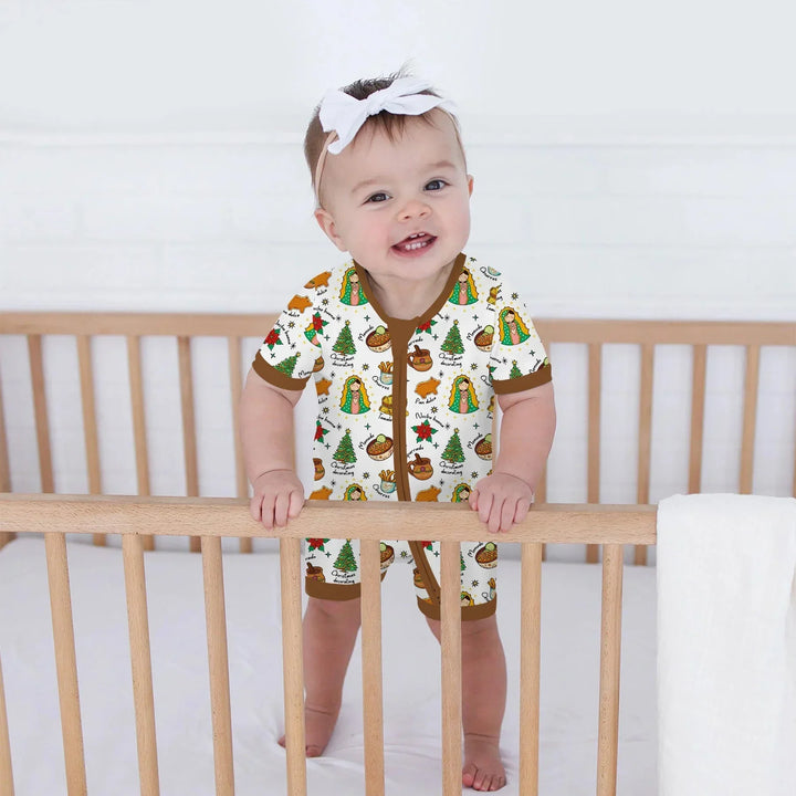 Abuelita and Pan Dulce Season Bamboo Shorty Zippy