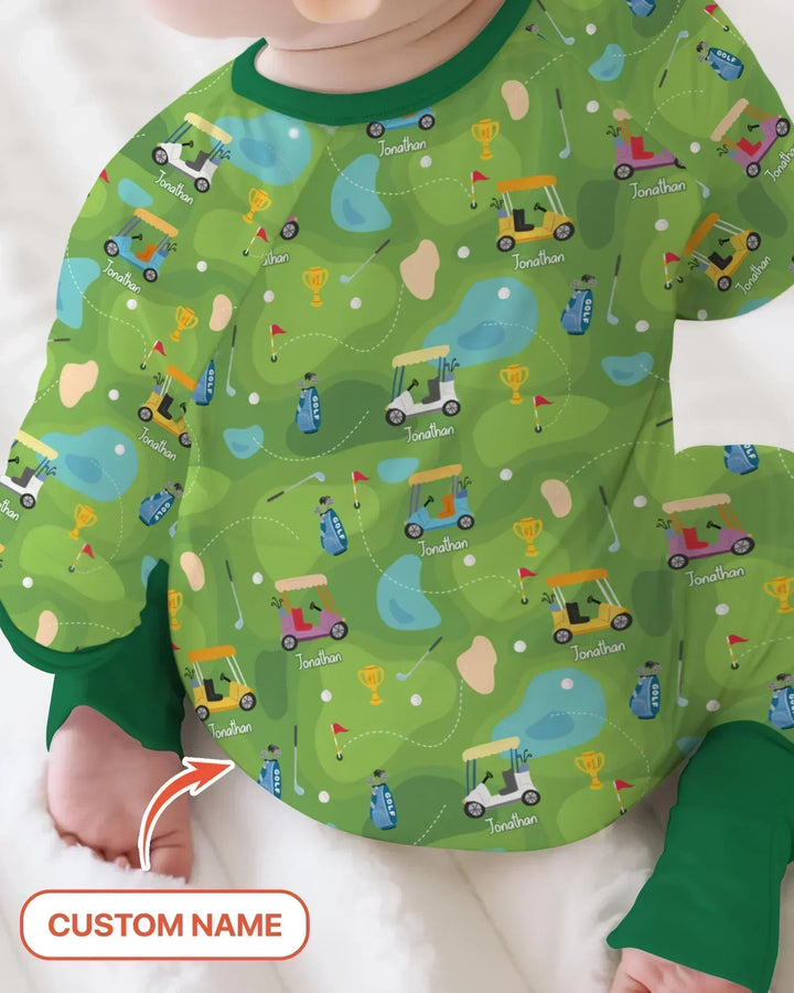 Custom Name Golf Season Family Matching Bamboo Convertible Zippy