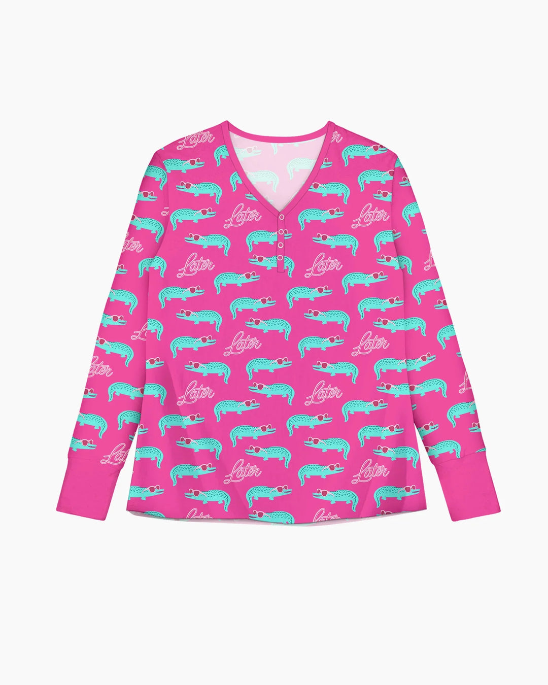 Later Gator Bamboo Women Pajama Set