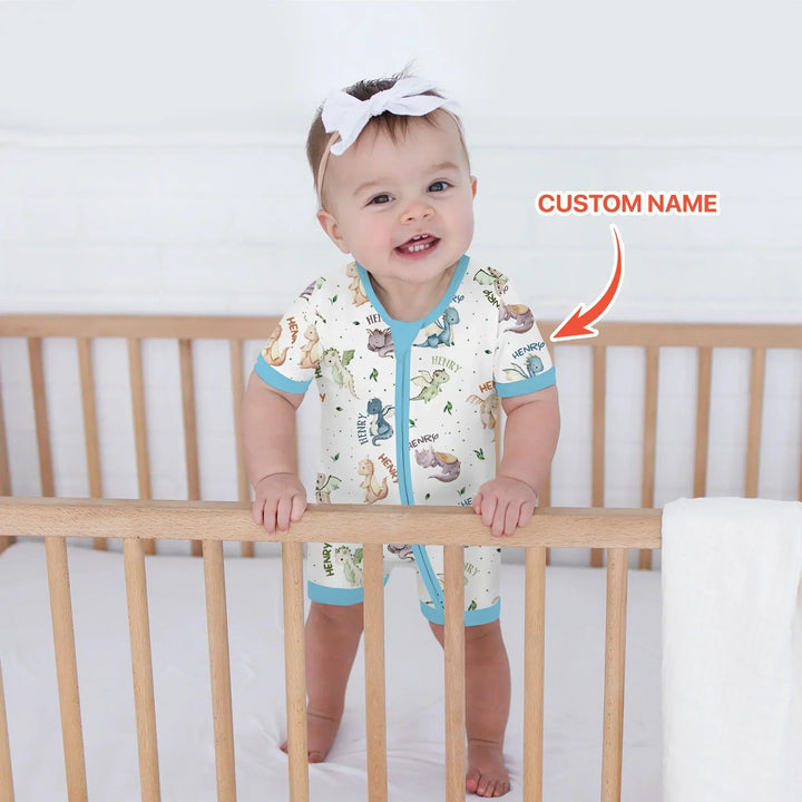 Sweet Baby Dragons Custom Name Bamboo Shorty Zippy