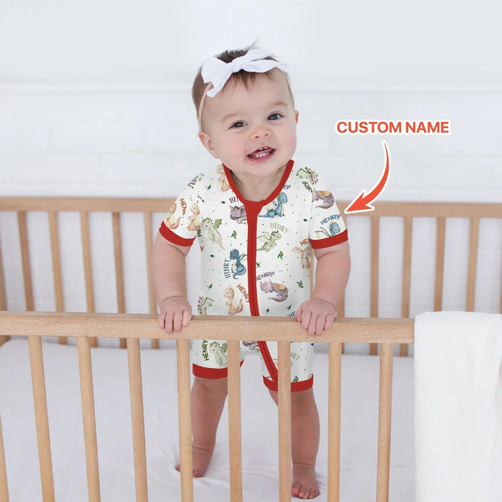 Sweet Baby Dragons Custom Name Bamboo Shorty Zippy