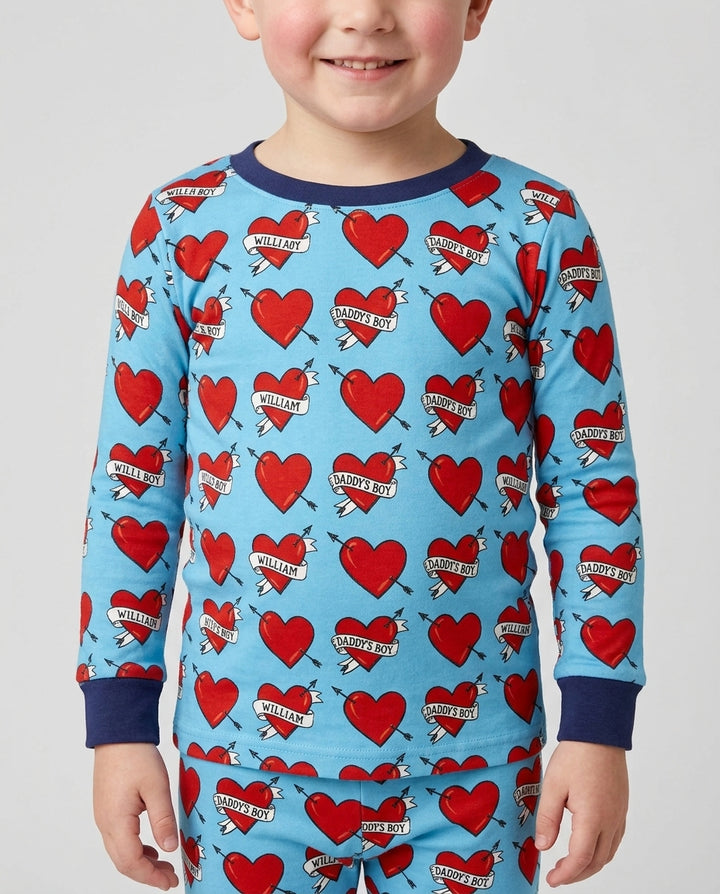 Dad's Kids Bamboo Two Piece Long Sleeve Pajama Set