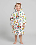 First Day of Preschool T-Rex Blanket Hoodie