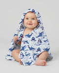 Big Sharks Attack Bamboo Beach Towel