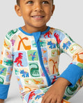 Rainbow Dino Friends Family Matching Bamboo Convertible Zippy