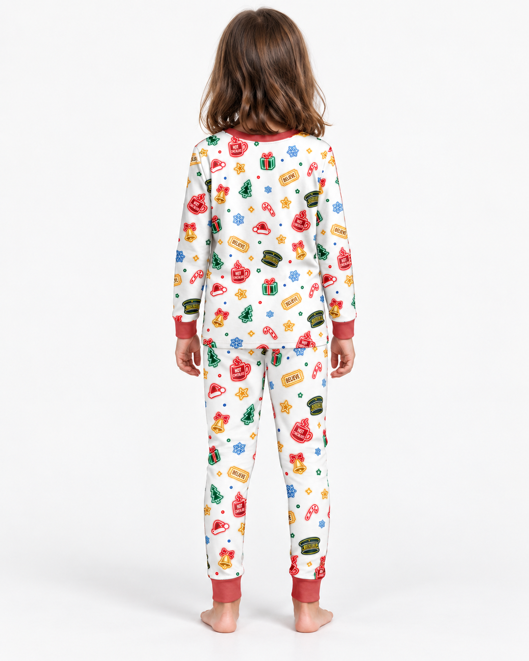 Christmas Spirit Express Bamboo Two Piece Long Sleeve Pajama Set