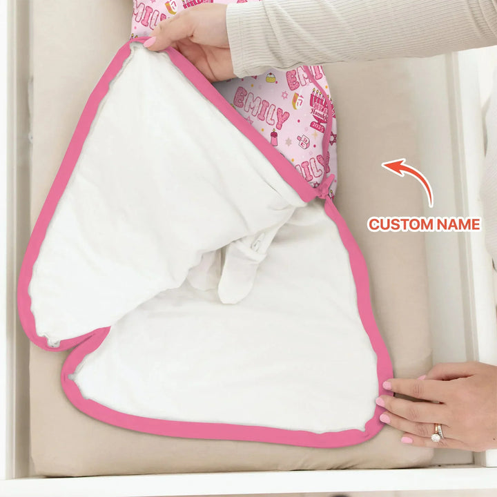 Custom name My First Hanukkah 2025 Bamboo Sleep Bag