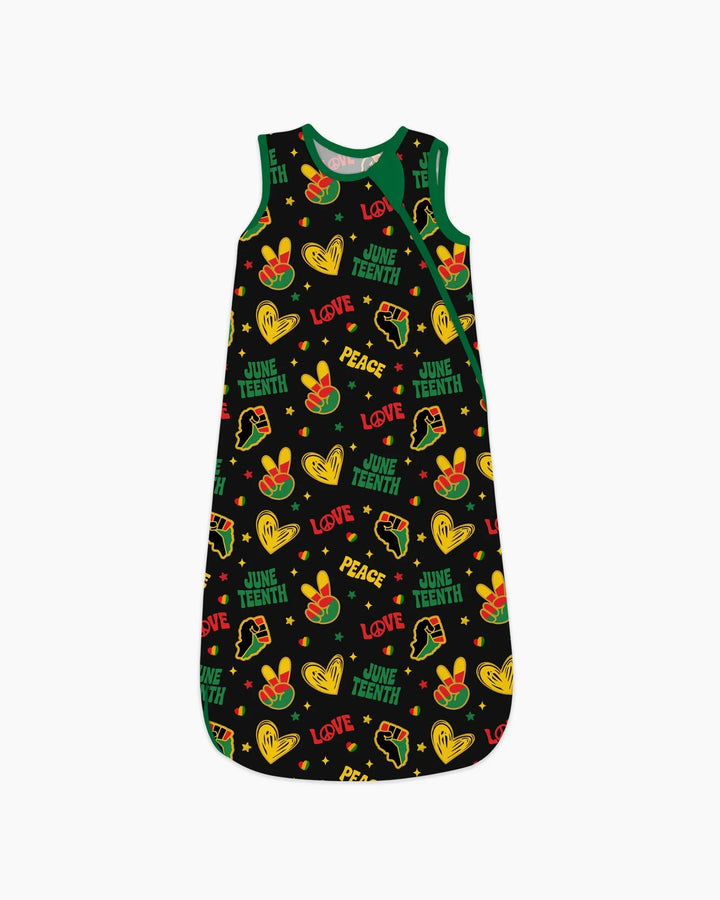 Peace Love Juneteenth Bamboo Sleep Bag