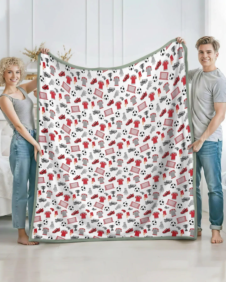 Soccer Gear Bamboo Blanket