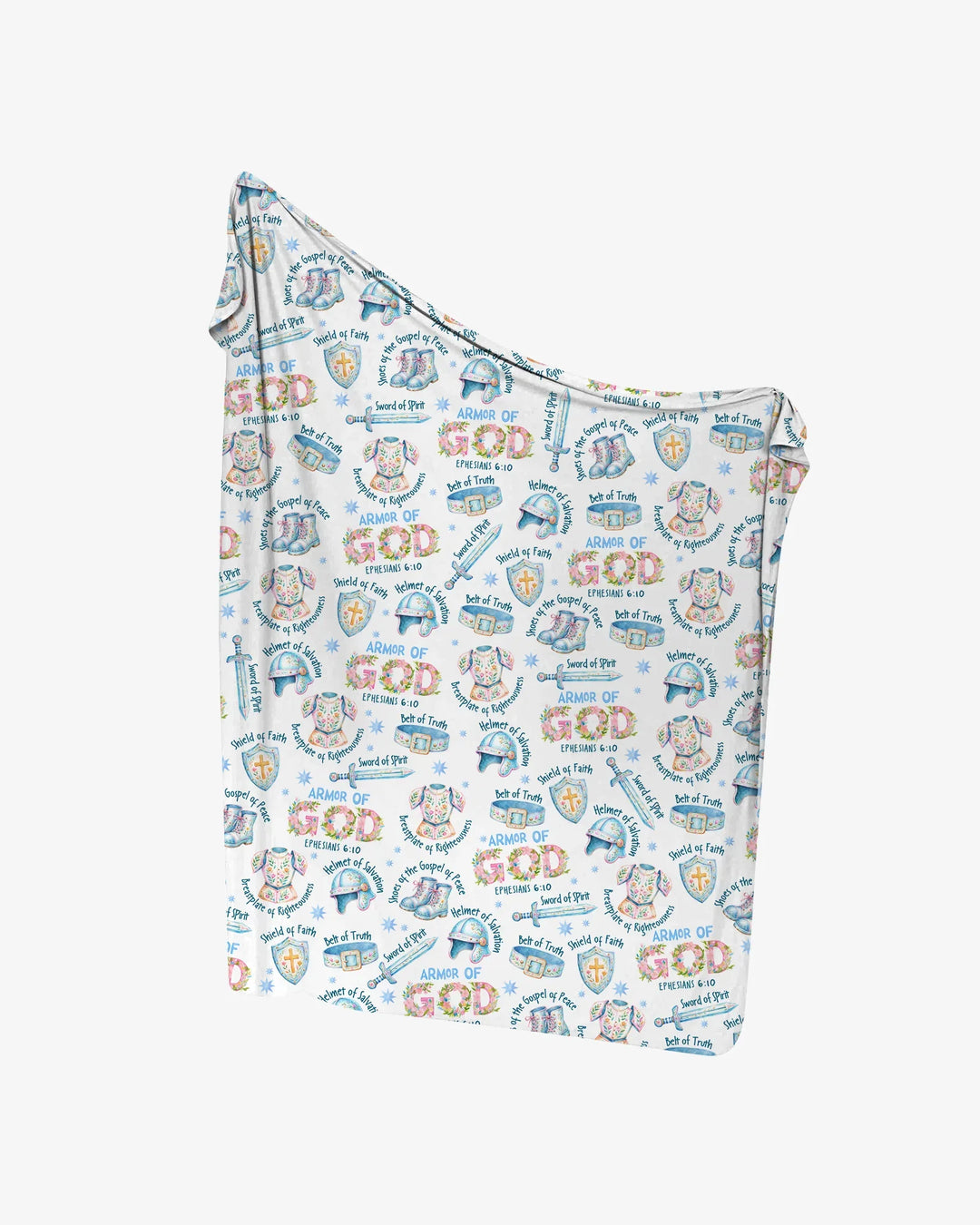 Put On The Full Armor Of God swaddle blanket