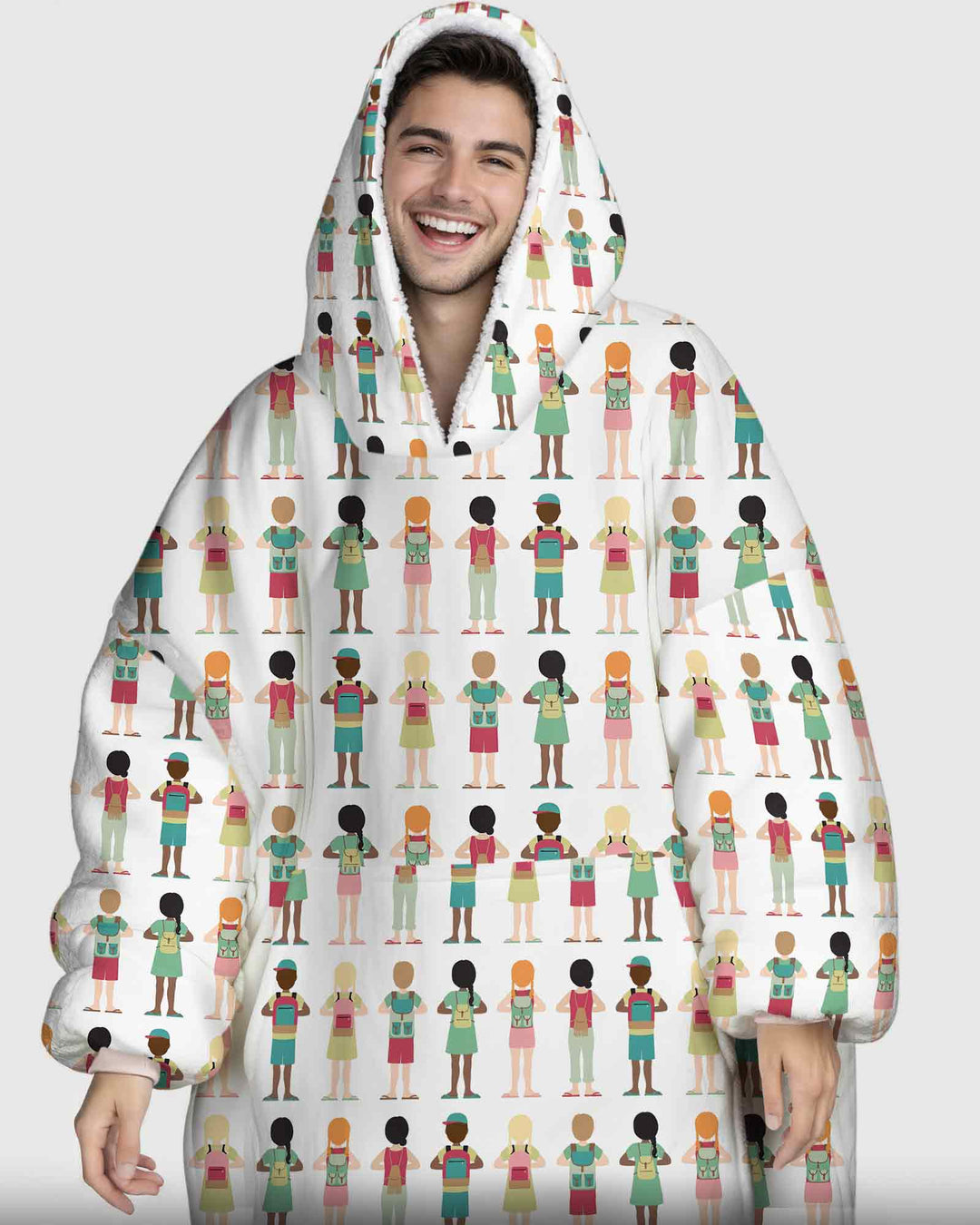 Little Friends Everywhere Bamboo Blanket Hoodie