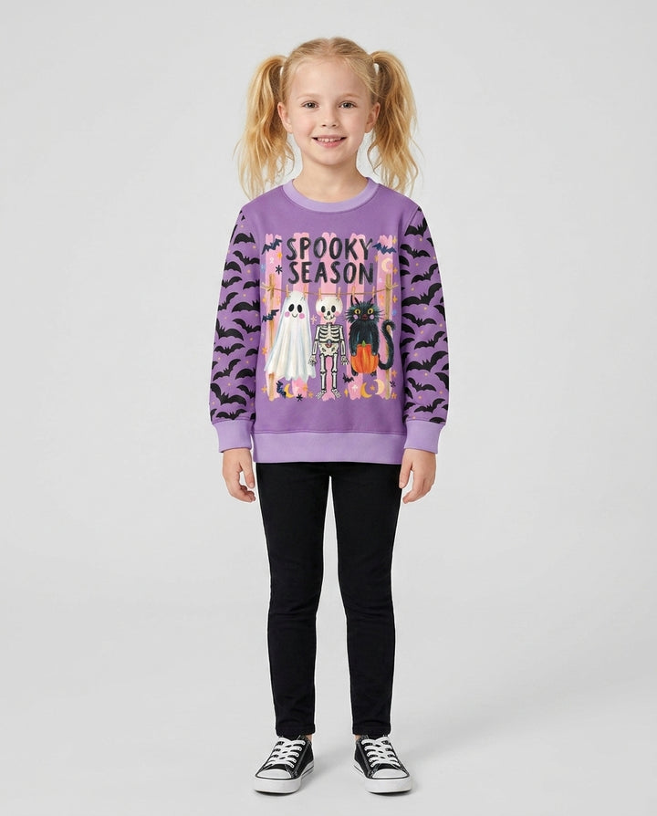 Bats & Boos Family Matching Bamboo Crewneck Sweatshirt