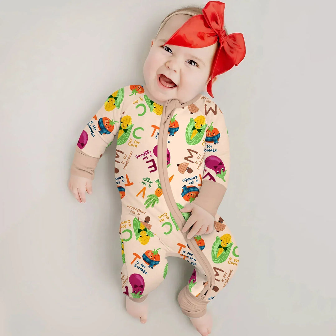 Veggie Letter Bamboo Convertible Zippy