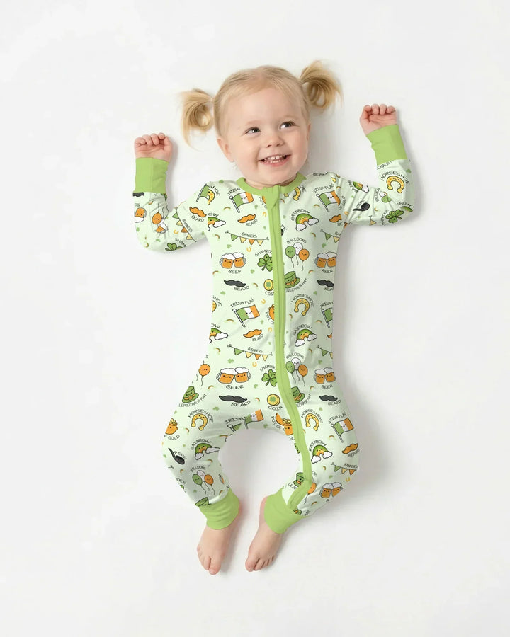 Kawaii St Patrick's Day Bamboo Convertible Zippy