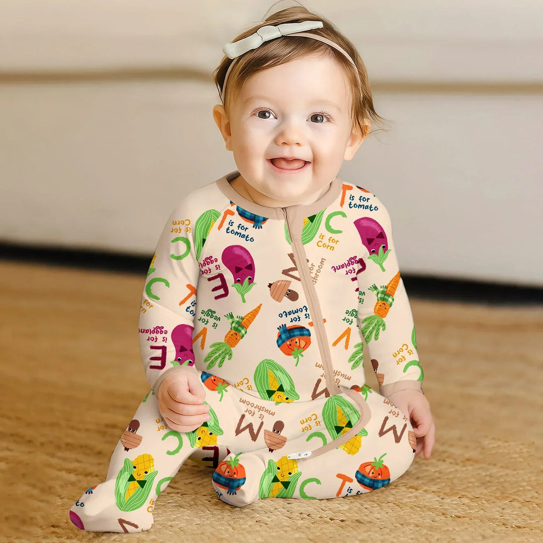 Veggie Letter Bamboo Convertible Zippy