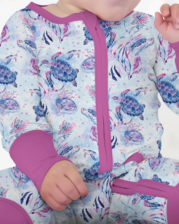 Little Turtles Family Matching Bamboo Convertible Zippy