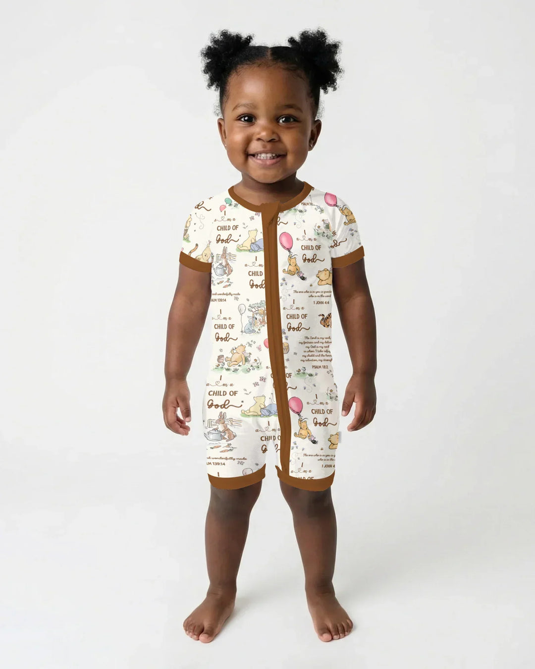 Child of God Whimsy Woodland Bamboo Shorty Zippy