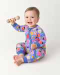Lady Bugs Bamboo Convertible Zippered Romper