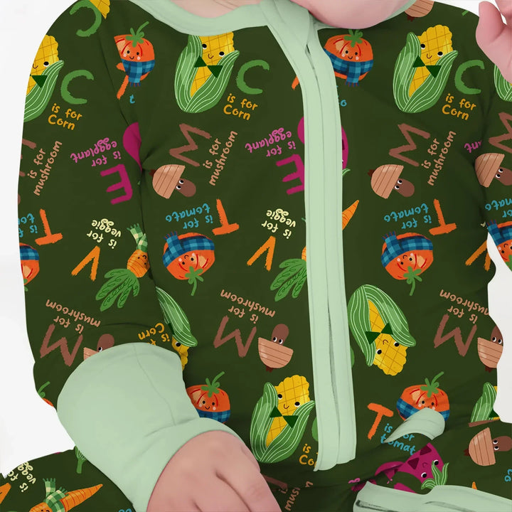 Veggie Letter Bamboo Convertible Zippy