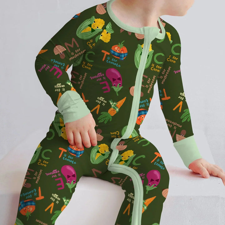 Veggie Letter Bamboo Convertible Zippy