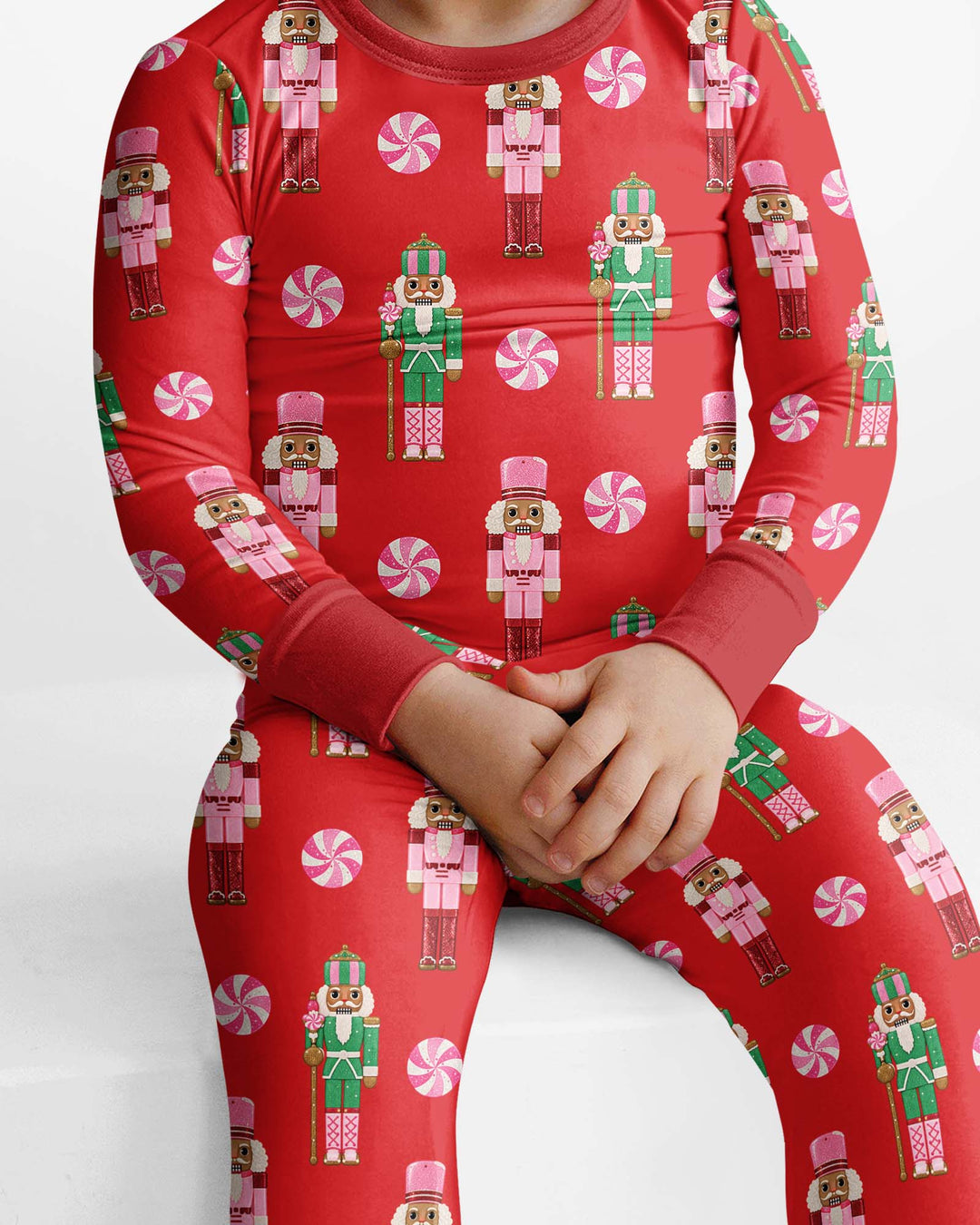 Pink Nutcracker Dreams Bamboo Two Piece Long Sleeve Pajama Set