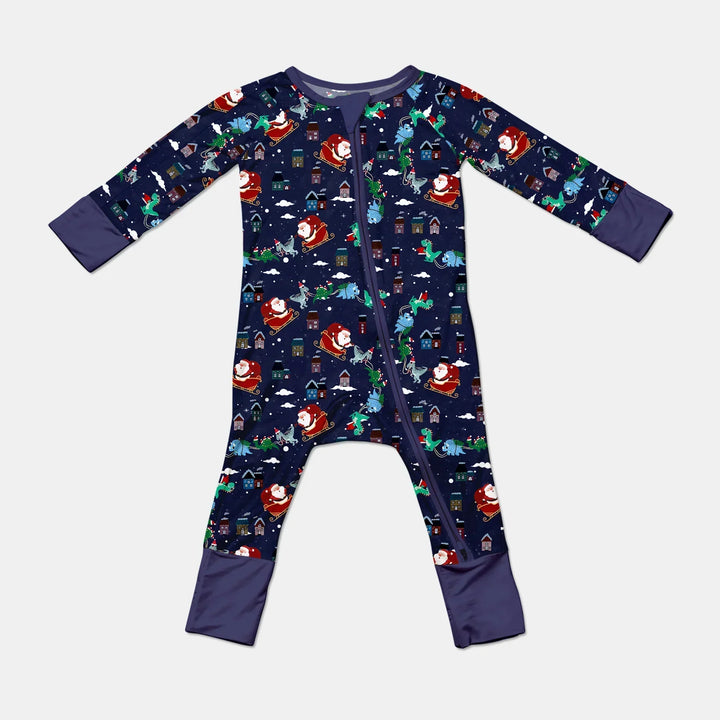 Dinosaurs Santa's sleigh Bamboo Convertible Zippy