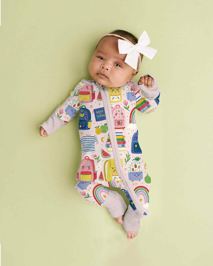Sweet Rainbow School Adventure Bamboo Convertible Zippy