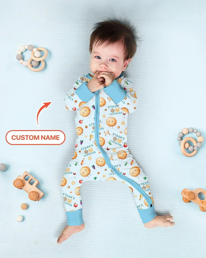 Custom Name 1st Passover Bamboo Convertible Zippy