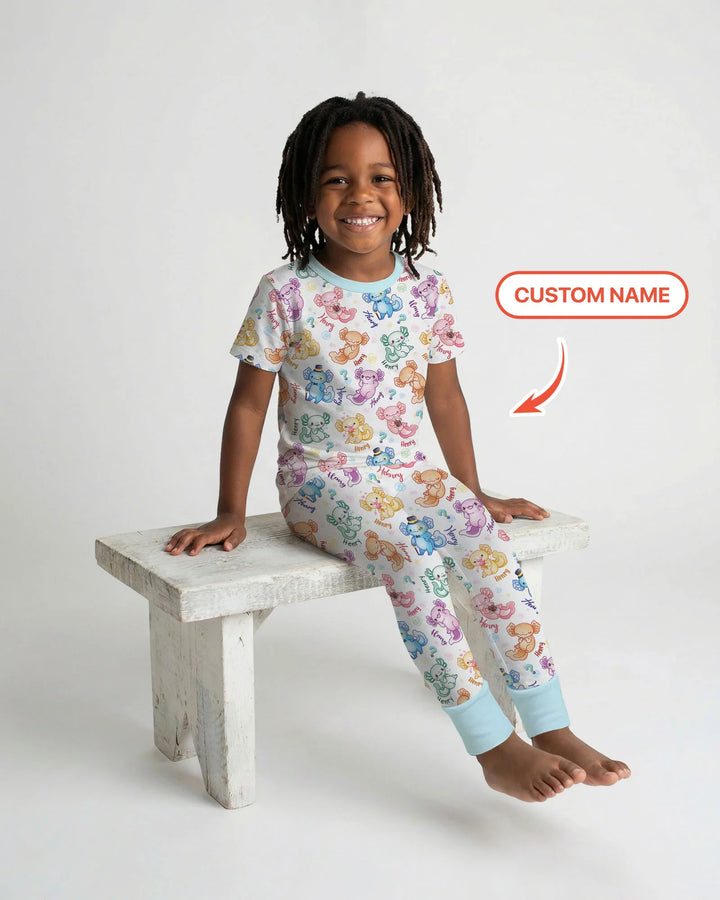 I Axololt Questions Bamboo Two Piece Short Sleeve Pajama Set