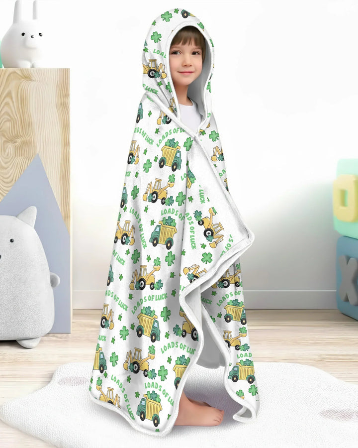 Loads Of Luck Bamboo Wearable Hooded Blanket