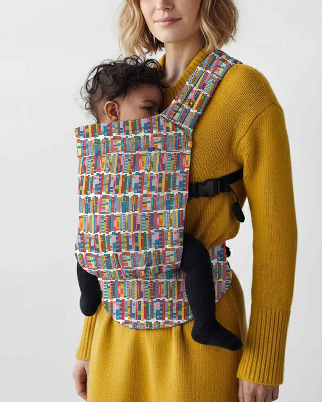 Rainbow Bookshelf Baby Carrier