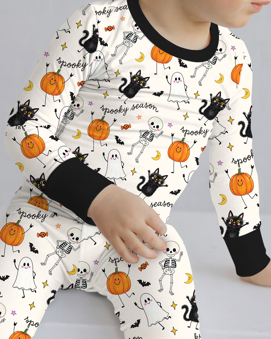 Template Bamboo Two Piece Long Sleeve Pyjamas Set