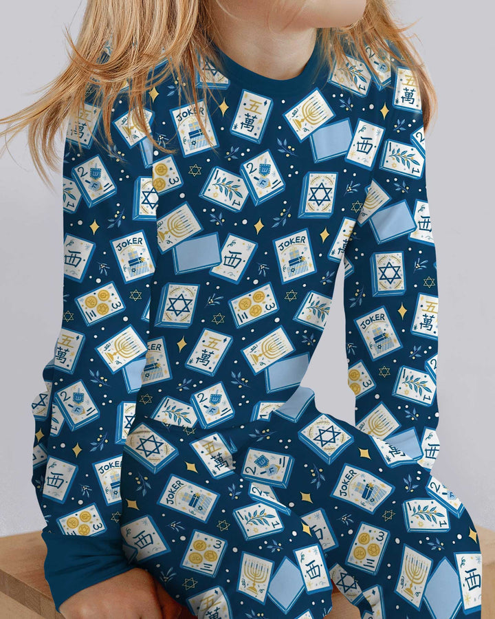 Love And Lights Bamboo Two Piece Long Sleeve Pajama Set
