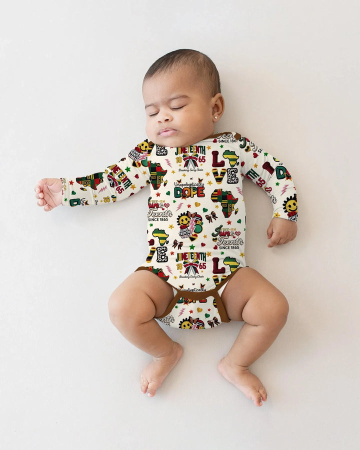 Juneteenth Breaking Every Chain Bamboo Bodysuit
