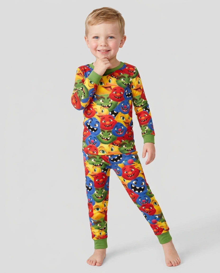Let Have Some Fun Bamboo Two Piece Long Sleeve Pajama Set