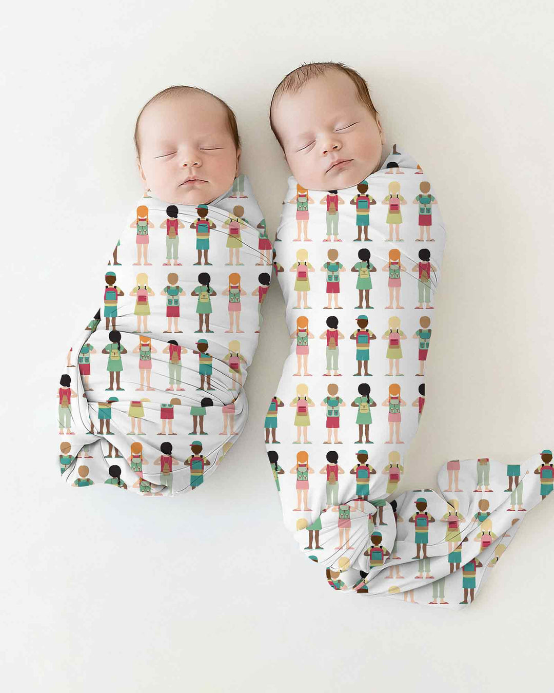 Little Friends Everywhere swaddle blanket