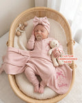 Personalized Sweet Ballet Babe Embroidered Ribbed Convertible Zippy