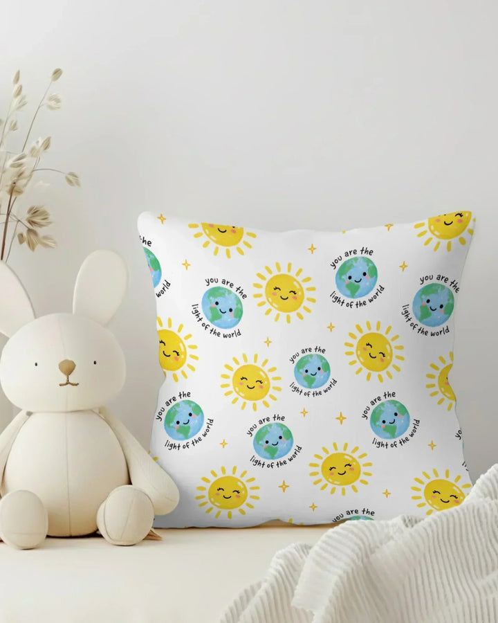 Matthew 5:14 Light of the World Bamboo Pillow Case