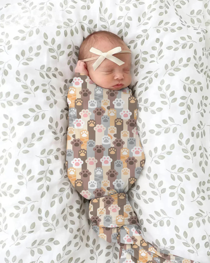 Grabby Paws swaddle blanket