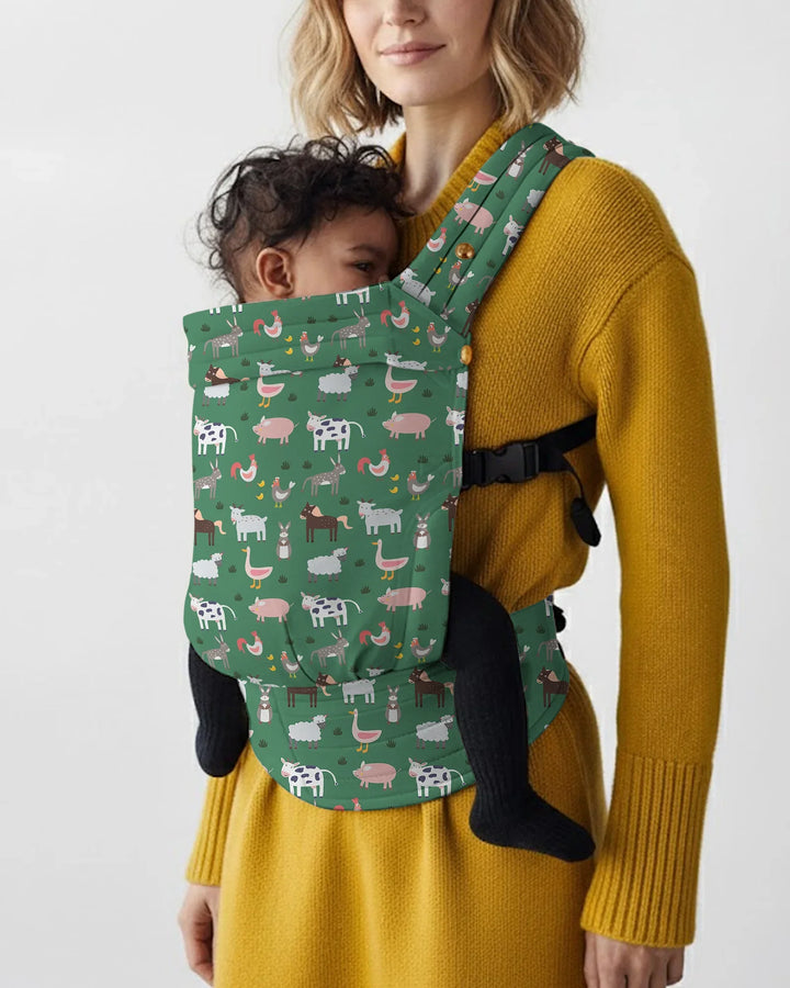 Cute Farm Animals Meadow Baby Carrier