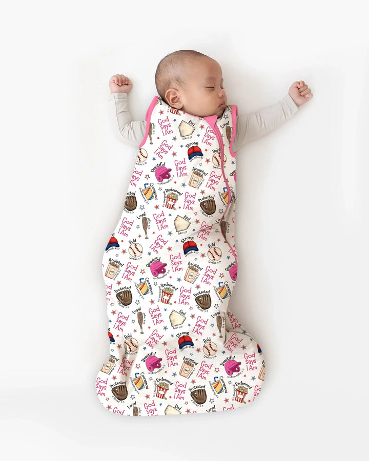 Christian Baseball Bamboo Sleep Bag