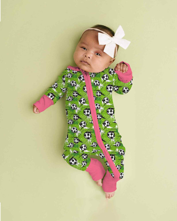 Green Soccer Energy Bamboo Convertible Zippy
