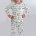 Bible Story Journey Family Matching Bamboo Two Piece Long Sleeve Pajama Set