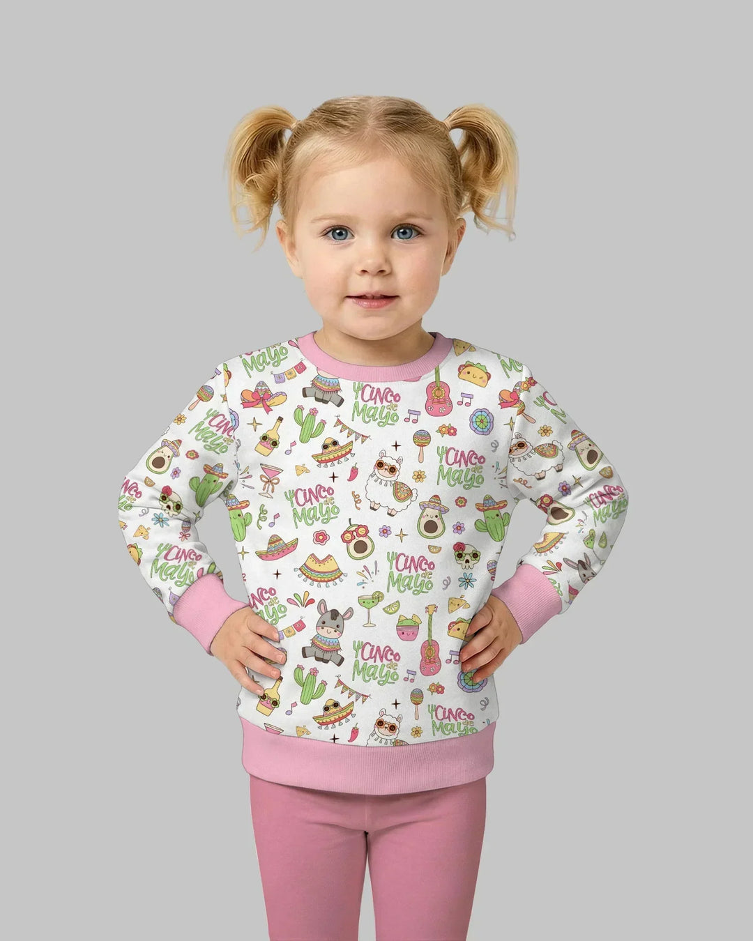 Cinco de Mayo Fiesta Bamboo Crewneck Sweatshirt