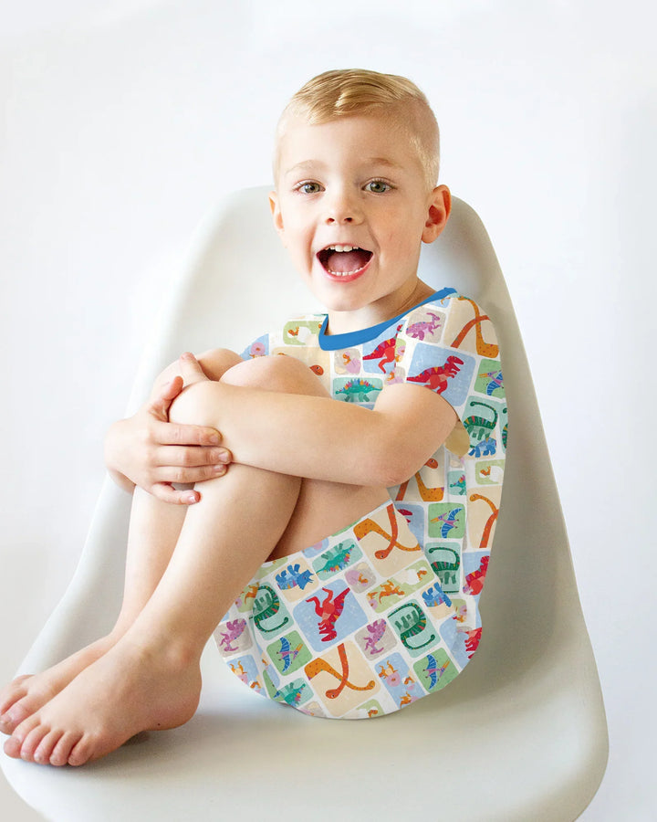 Rainbow Dino Friends Family Matching Bamboo Two Piece Short Sleeve Shorts Pajama Set